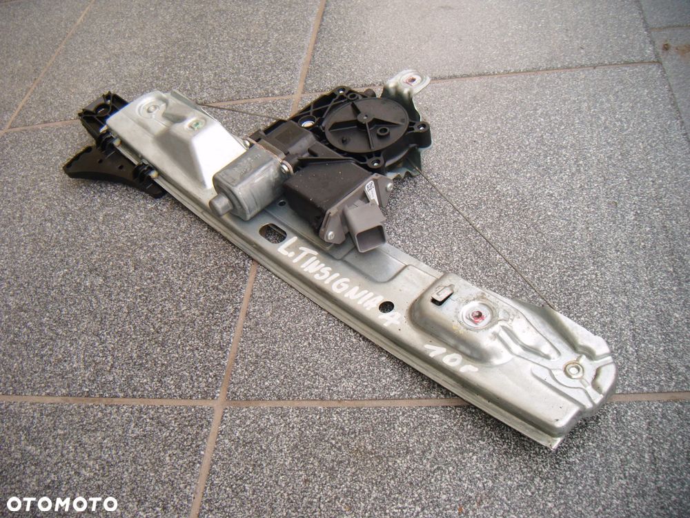 opel insignia a 10r mechanizm szyby lewy tył z silnikiem - 1