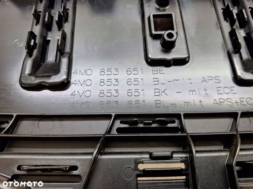 GRILL ATRAPA AUDI Q7 4M 4M0 MODEL 2024-NOWY ORYGINAŁ OE ASO 4M0853651BL - 5