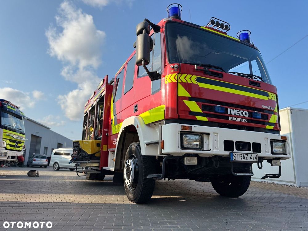 Iveco Straż pożarna | Pojazd pożarniczy | Wóz strażacki IVECO MAGIRUS 4x4 | CNBOP | 3000 l wody | blokady mostów | maszt oświetleniowy 360° - 2