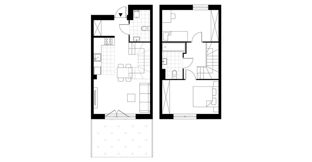 3-pokojowy dom 65m2 + ogródek Bezpośrednio - Pełny obrazek: 4/11