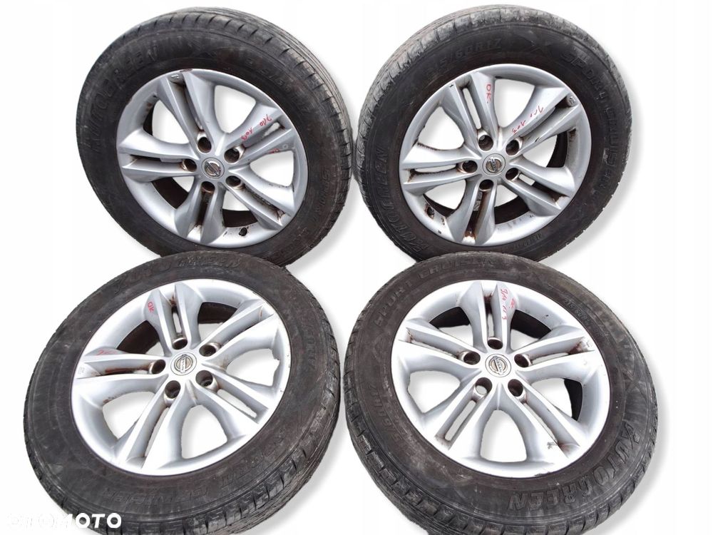 alufelgi z oponami kpl. nissan qashqai j10 17" 5x114.3 et 40 - 2