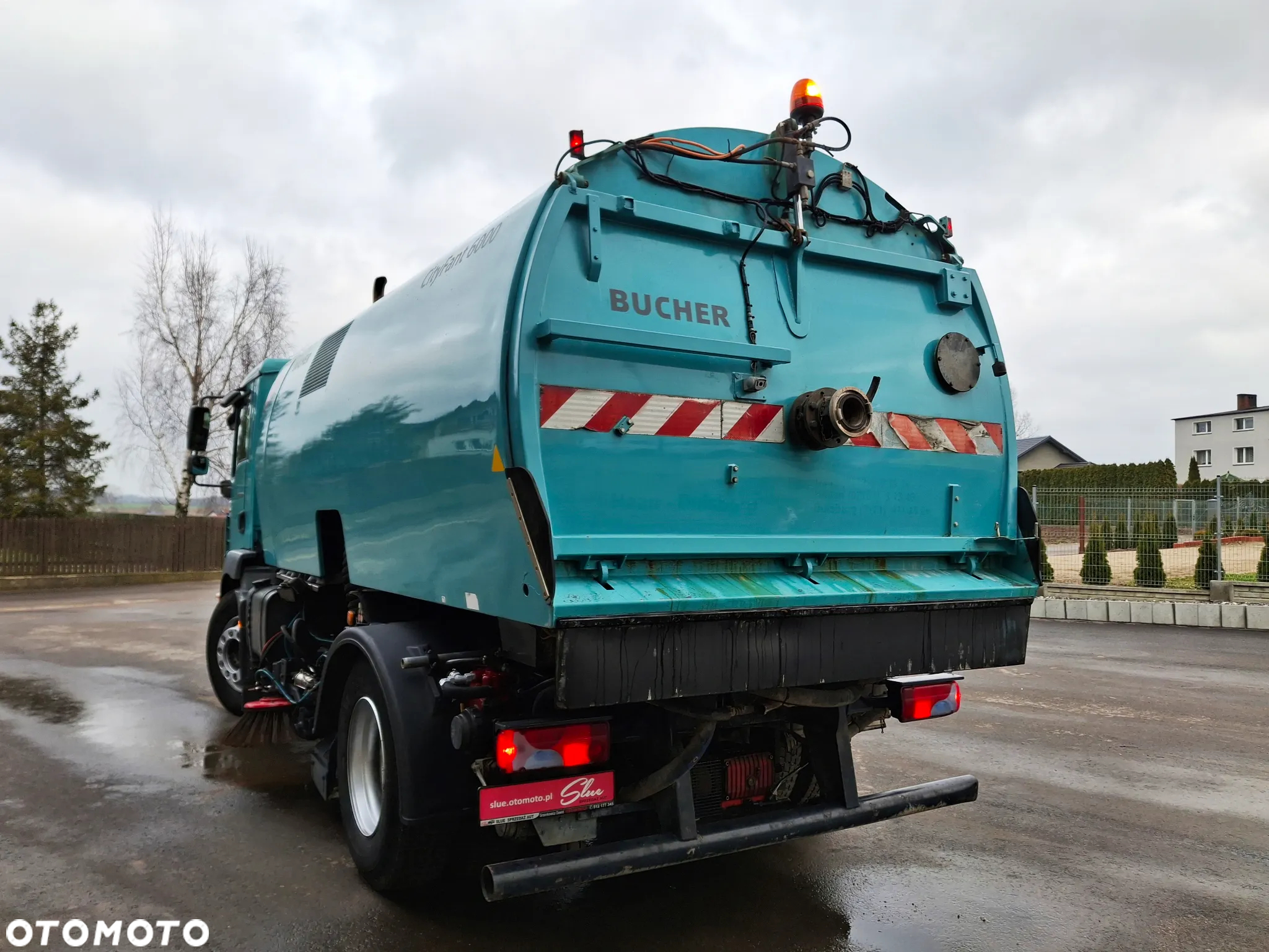 MAN TGM 18.290 Zamiatarka Bucher 2 Silniki Karcher Mycie Ciśnieniowe EUnited PM10 - 3