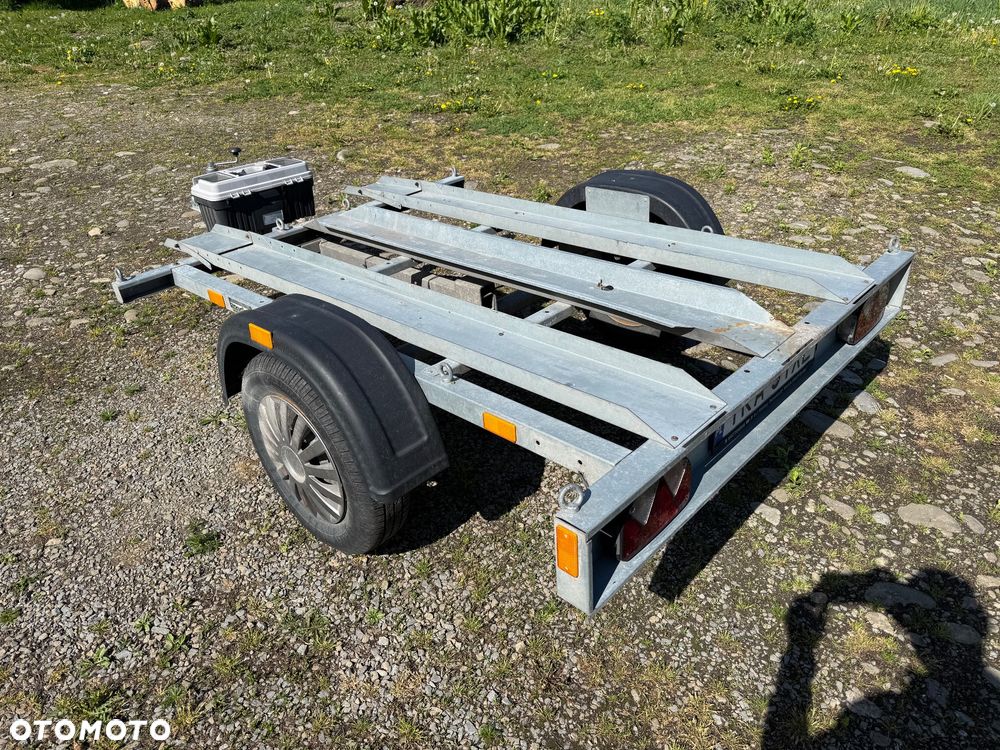 Brenderup LAWETA 3 Motocykle LEKKA DMC 750 KG Solidna - 4