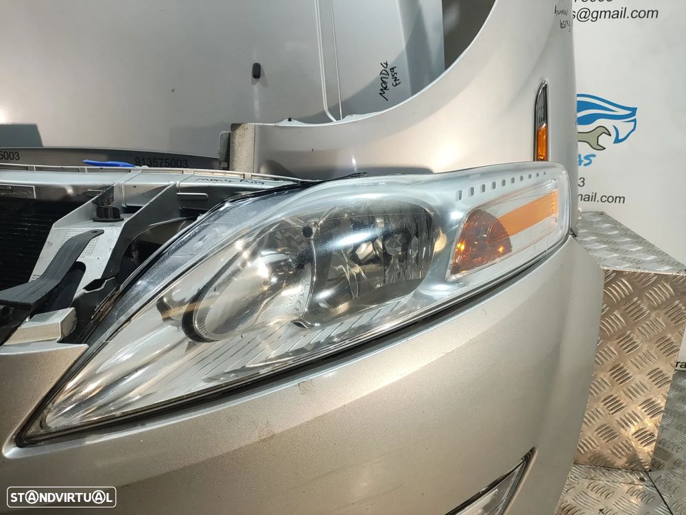 FRENTE COMPLETA FORD MONDEO IV 4 MK4 CAPOT PARACHOQUES SENSORES GUARDA-LAMAS OTICAS RADIADOR VENTILADOR FRENTE FIBRA REFORÇO - 5