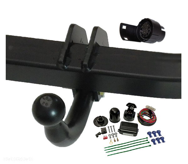 HAK HOLOWNICZY POLSKI SOLIDNY BEZ CIĘCIA ZDERZAKA HYUNDAI i20 I 1 3+5drzwi 2009-2014 +MODUŁ7PIN+7/13