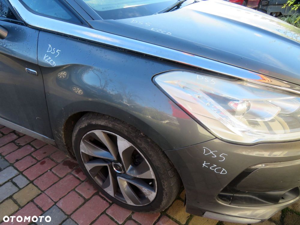 MASKA ZDERZAK BŁOTNIKI LAMPY DS5  KZCD  CITROEN 2011-2015 SZARY GALENA PRZÓD KOMPLETNY - 12