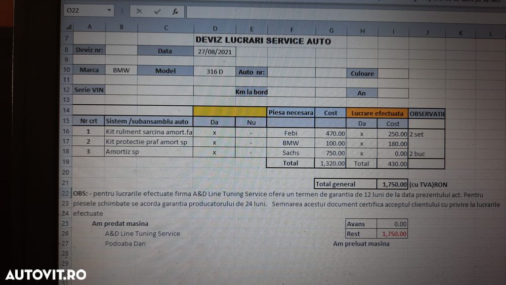 BMW Seria 3 316d Modern Line - 14
