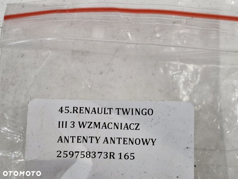 RENAULT TWINGO III 3 WZMACNIACZ ANTENY ANTENOWY 259758373R - 7