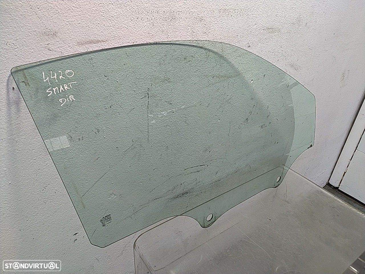 Vidro Porta Frente Direita Smart Fortwo Coupé (451) - 2