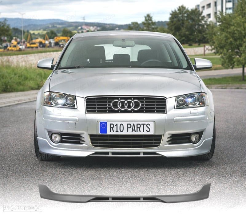 SPOILER FRONTAL AUDI A3 8P 03-08 ABS - 1