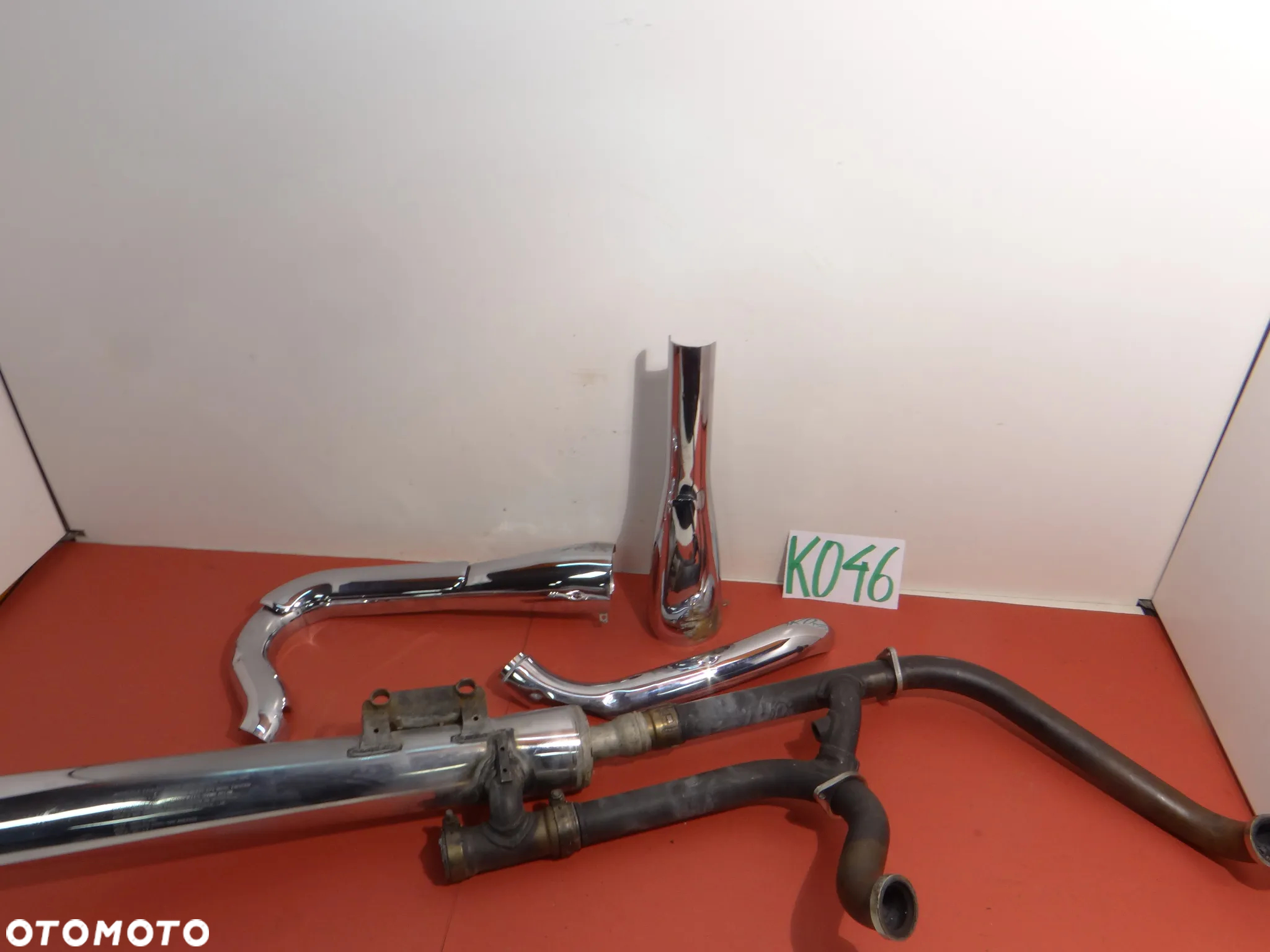 K046  Kawasaki VN 2000 VULCAN TŁUMIK WYDECH KOLEKTOR WYDECHOWY 2004-2009 KAW4662000 - 35