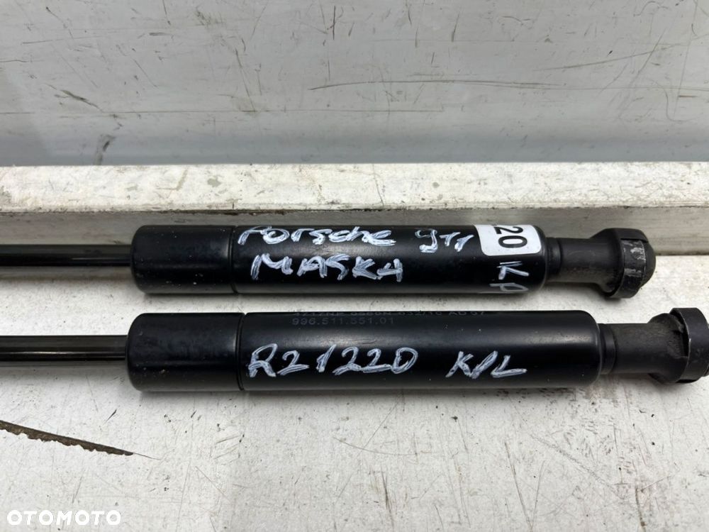 Siłownik Porsche 911 Carrera 996 Boxster 986 97-06r teleskop maski sprężyna gazowa komplet 996511551 - 4