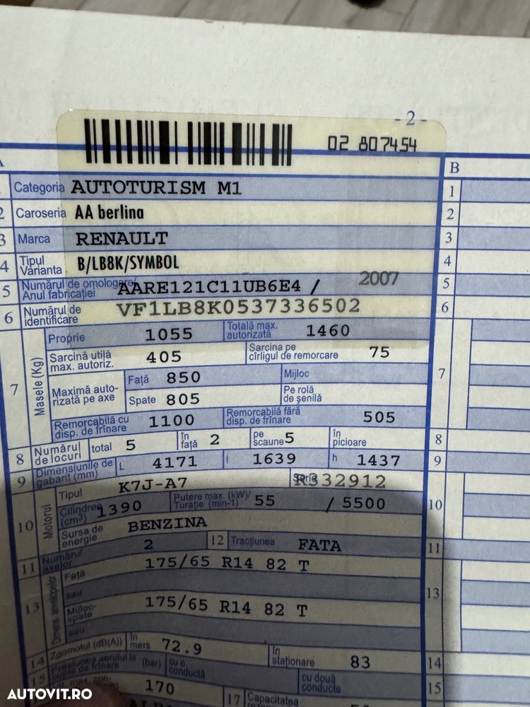 Renault Symbol 1.4 8V Expression - 14