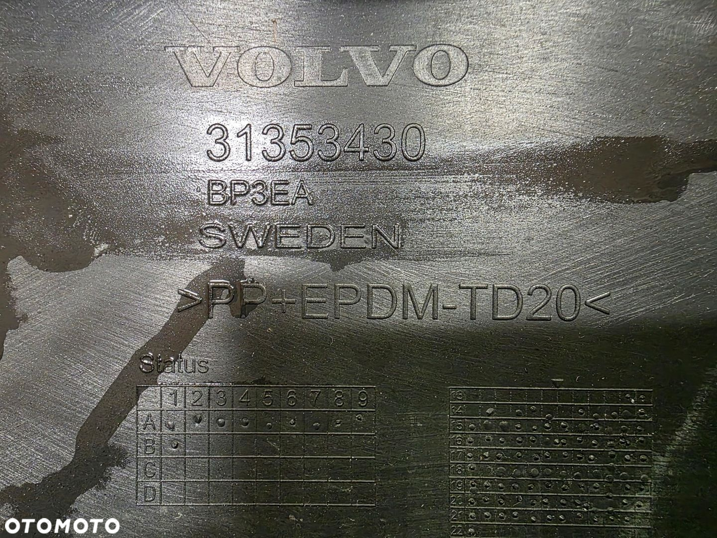 ZDERZAK TYŁ TYLNY VOLVO XC90 II LIFT INSCRIPTION 32345465 31353430 - 9