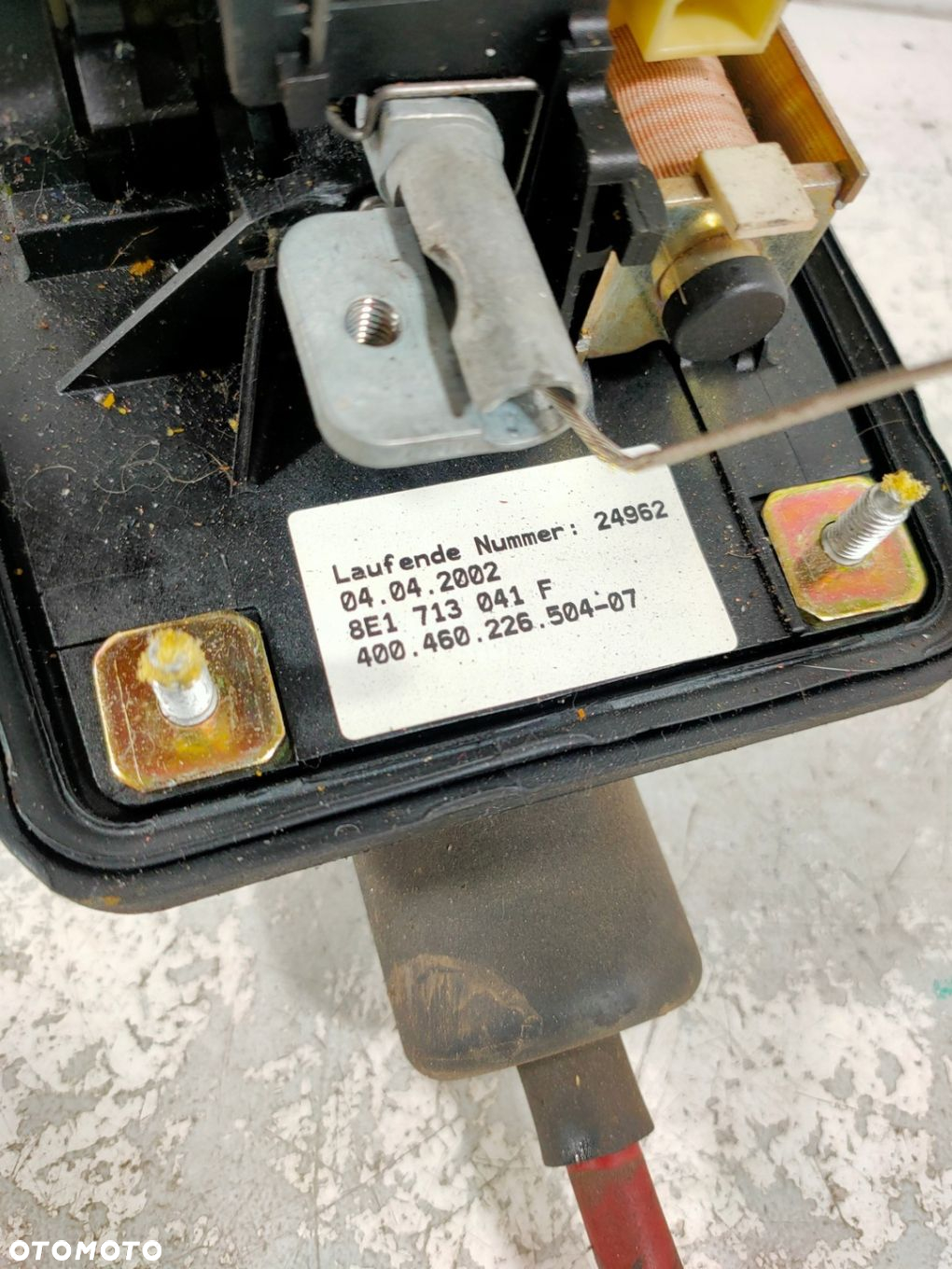 MECHANIZM ZMIANY BIEGÓW AUDI A4 B6 TDI 8E1713041F - 2