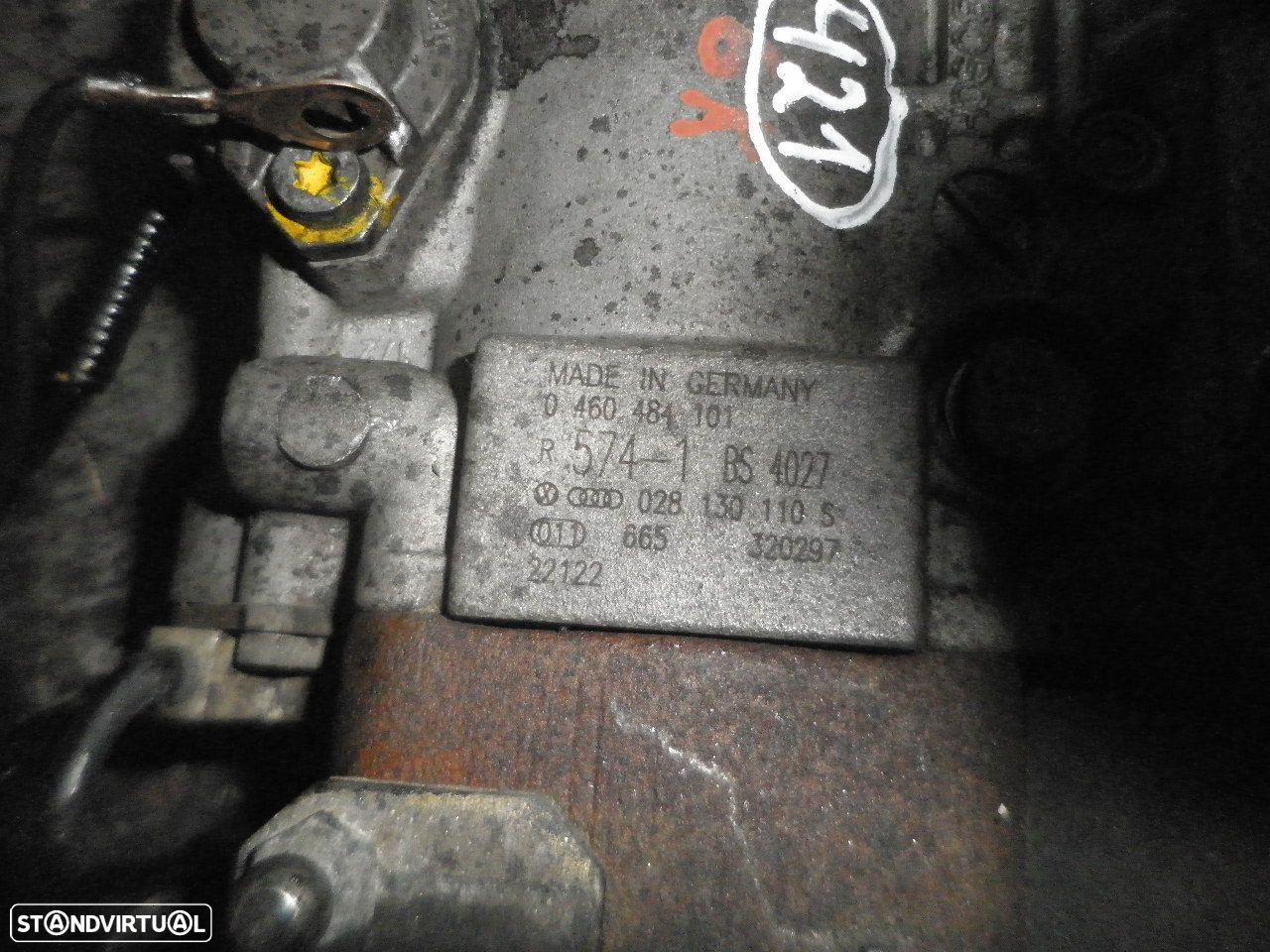 Bomba Injectora 0460484101 028130110S  SEAT IBIZA 2 6K1 1996 1.9D 68CV 3P PRETO BOSCH - 4
