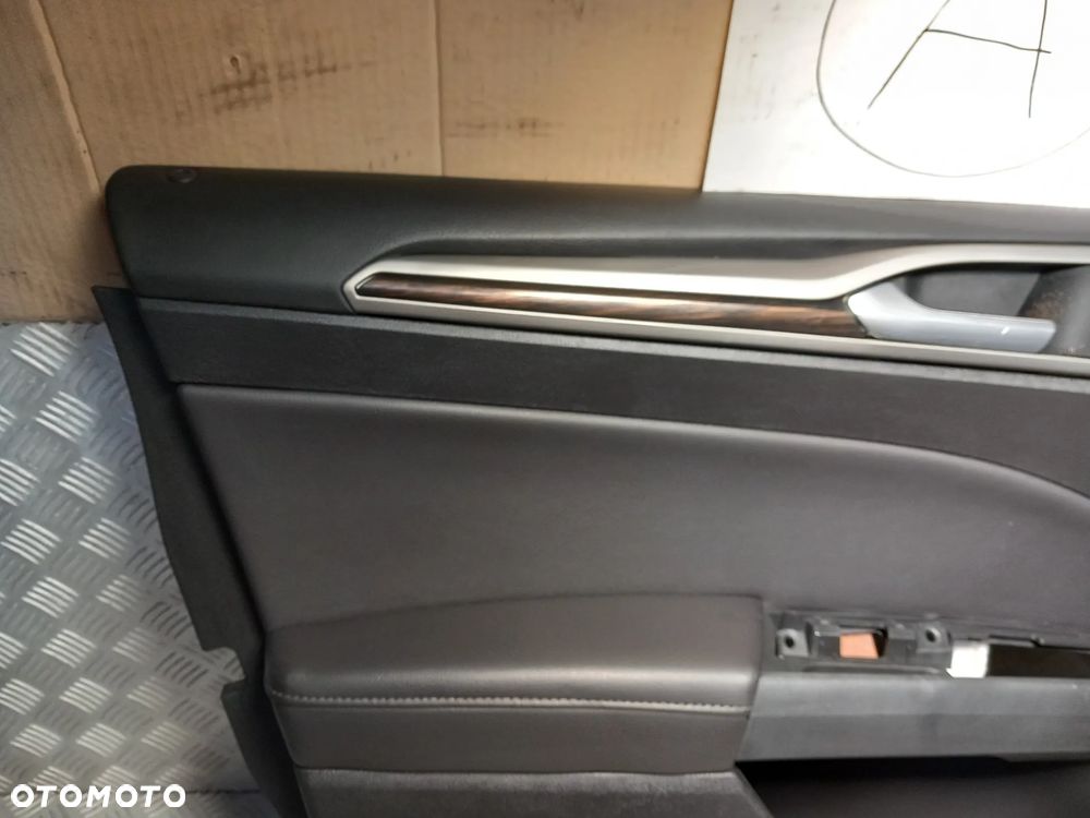 FORD FUSION MONDEO MK5 BOCZKI DRZWI SKÓRA KOMPLET - 26