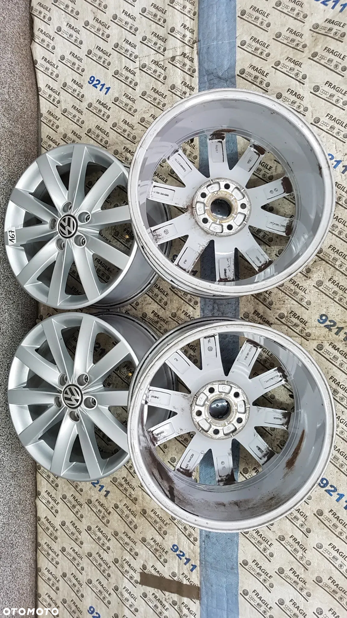 FELGI ALU VW GOLF JETTA TURAN  5X112 7JX17 ET54 - 7
