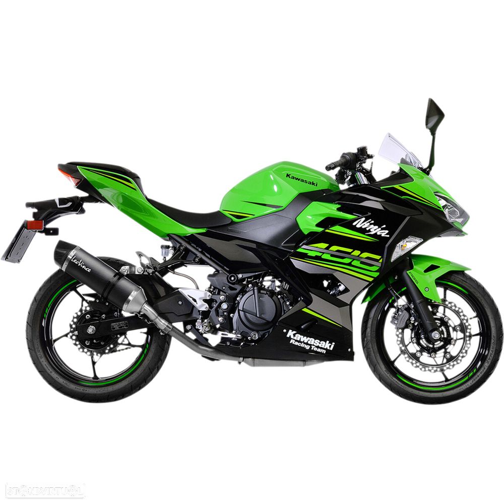 ponteira escape leovince kawasaki ex 400 ninja / z 400 - 14260e - 1