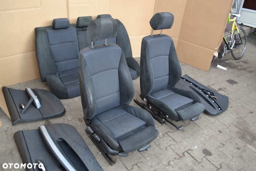 BMW E90 FOTELE KANAPA OPARCIE BOCZKI ALCANTARA SPORTSIZE MPAKIET KOMPLET - 9