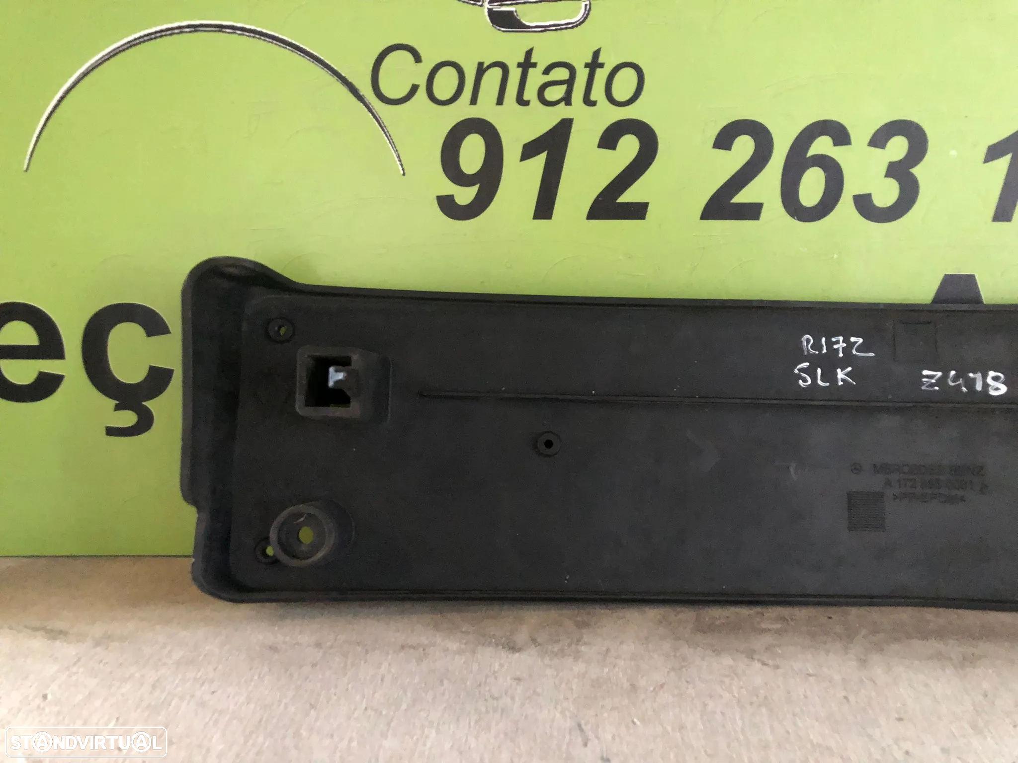MERCEDES SLK R172 PLACA PLASTICO MATRÍCULA - Z418 - 7