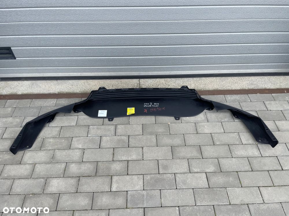 SPOILER ZDERZAKA TYLNEGO HONDA CIVIC X  2017-- NOWY - 4