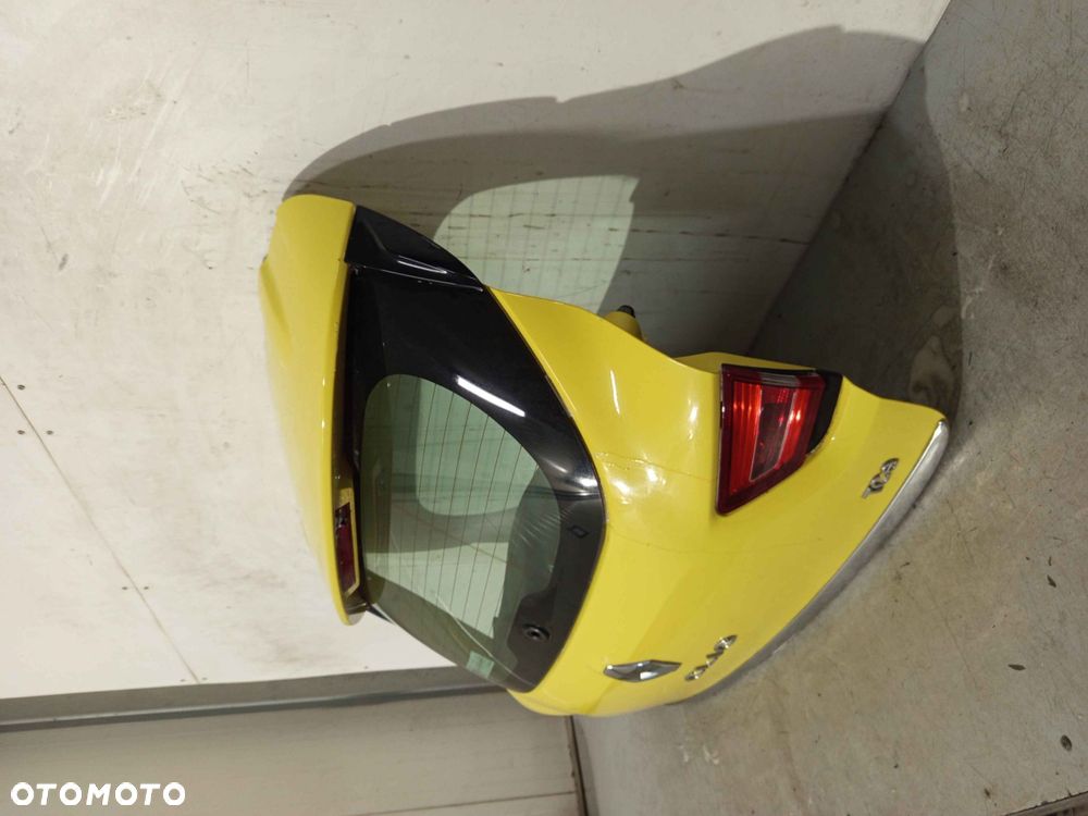 + KLAPA TYŁ TYLNA BAGAŻNIKA RENAULT CLIO 4 IV OVENW ŻÓŁTA 5D 5 DRZWI HB - 3