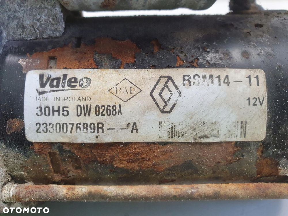 ROZRUSZNIK Dacia Duster 1.5 DCi ROZRUSZNIK 233007689R valeo - 2