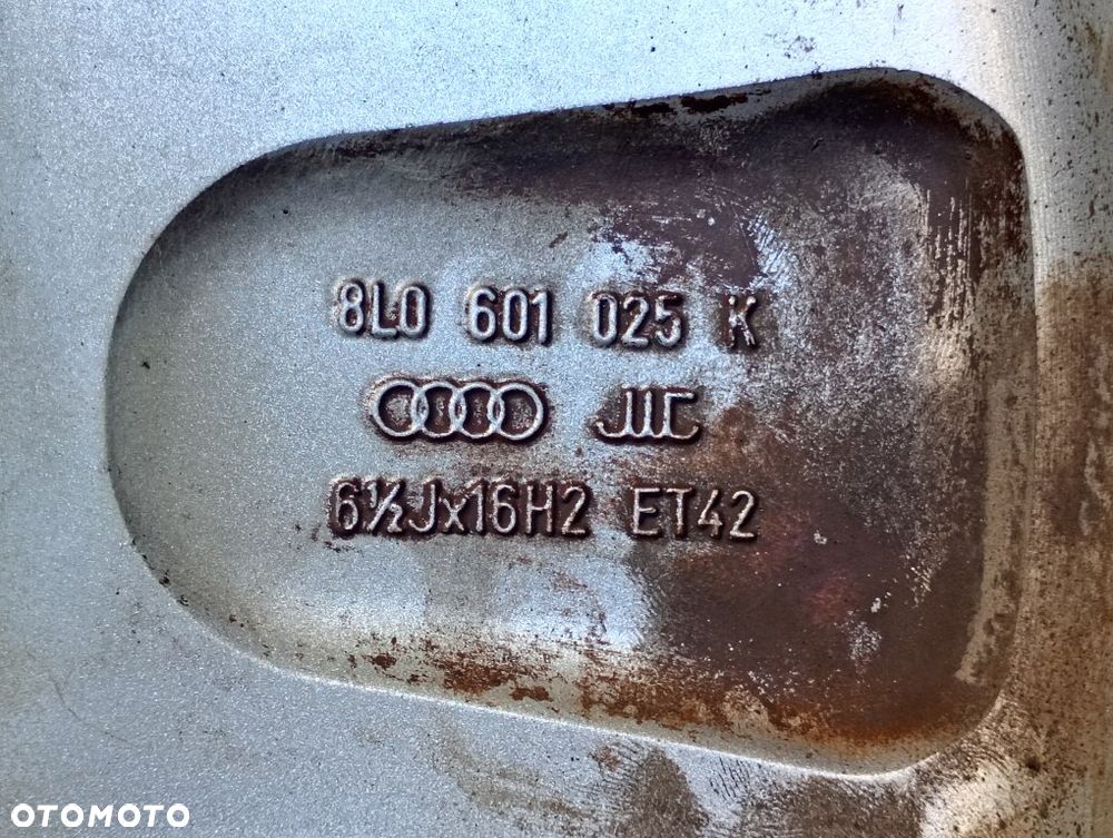 felga felgi aluminiowe R16 6.5Jx16H2 ET42 7Jx16H2 ET44.5 vw golf IV bora audi a3 8L0601025K 8L0601025C - 6