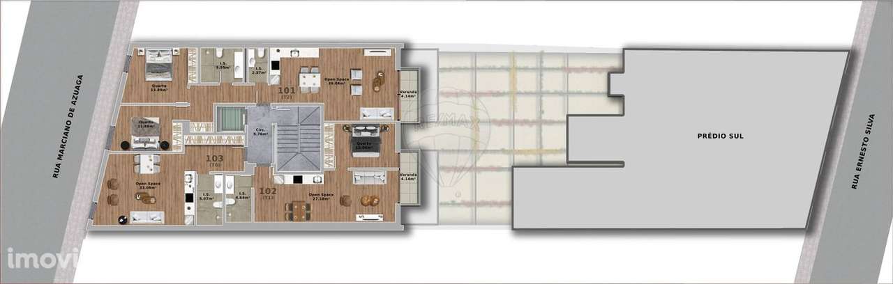 Apartamento T0 para venda - Grande imagem: 4/8