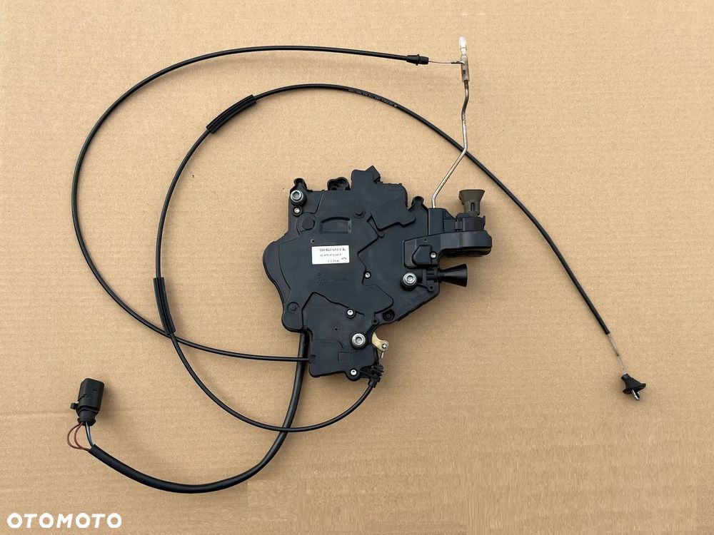 ZAMEK DRZWI BOCZNYCH PRZESUWNYCH ELEKTRYCZNY TYŁ LEWY 7H0843653CK VW T5 - 1