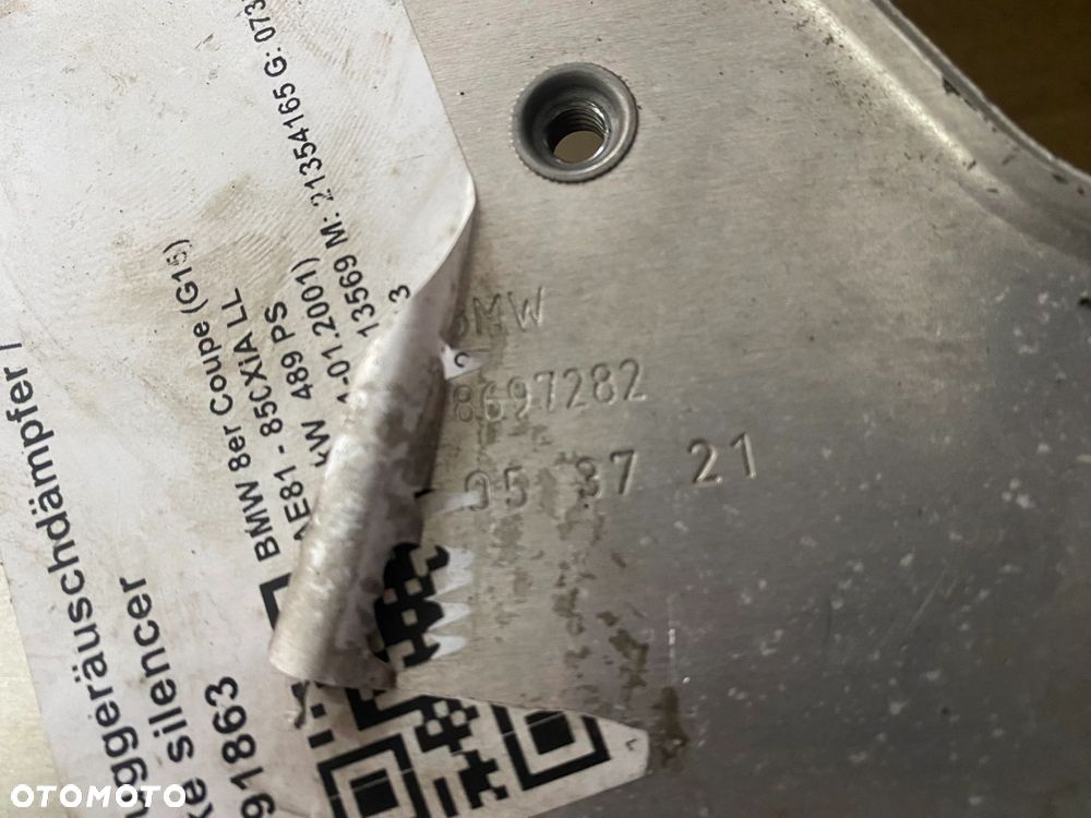 OSŁONY TERMICZNE SILNIKA N63B44D BMW G30 G11 G15 - 14