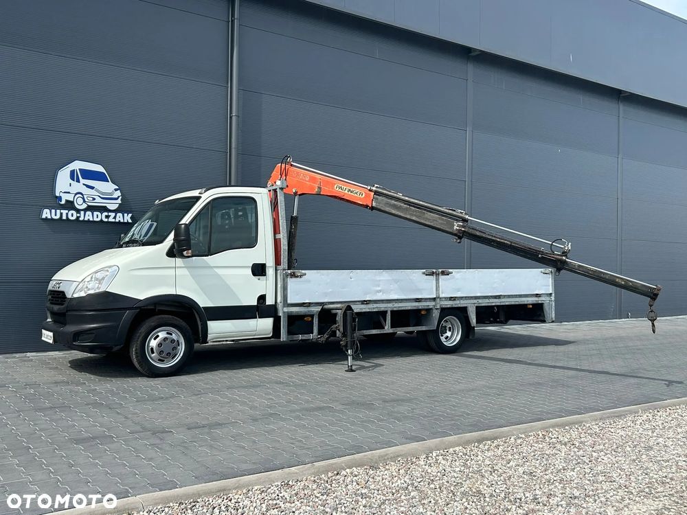 Iveco Daily 50C15 35C15 3.0 HPI MOCNY HDS 2020kg Palfinger PC3300 + skrzynia **Wzmocnione zawieszenie**Klima**DMC 3,5t**Na bliźniakach**Hak 3,5t.** - 3