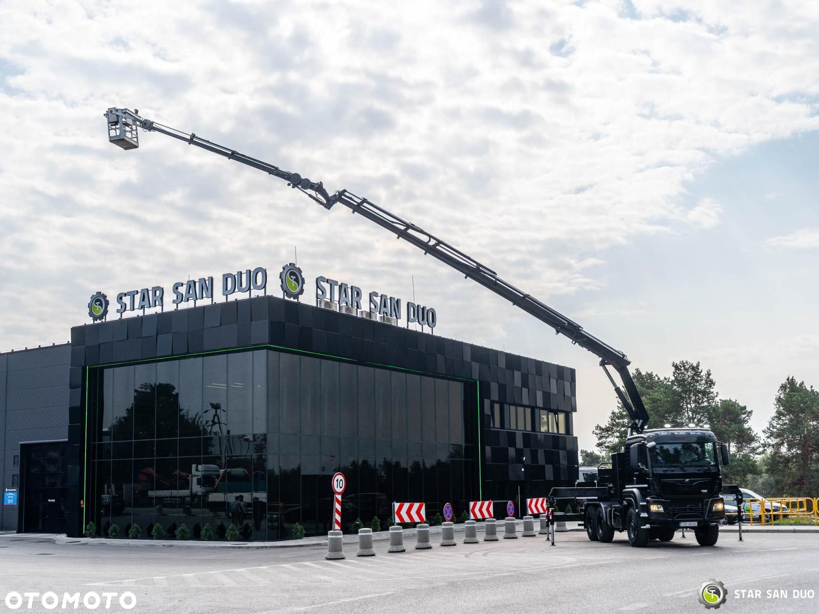 MAN MAN TGS 26.420 6x6 HMF 3000 K6 Fly Jib Kosz Roboczy Obrotnica Energetyka - 6