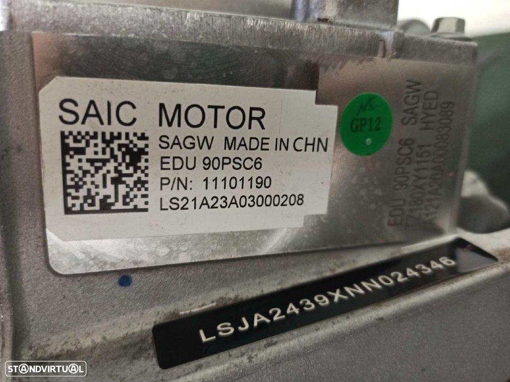 CAIXA DE VELOCIDADES MG ROVER MG HS 1.5 EHS HYBRID - 15