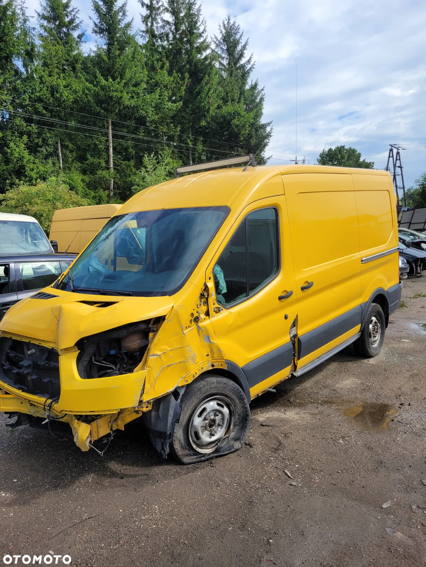 FORD TRANSIT MK8 fotel kanapa deska kokpit podsufitka boczek podłokietnik licznik panel szyb stacyjka zestaw startowy - 2