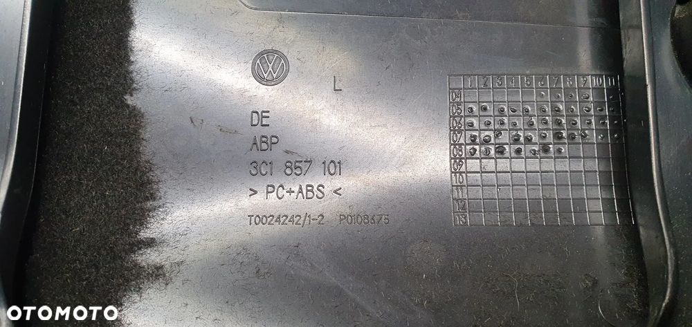 Schowek pasażera półka VW Passat B6 3C1857114 3C1857101 - 9