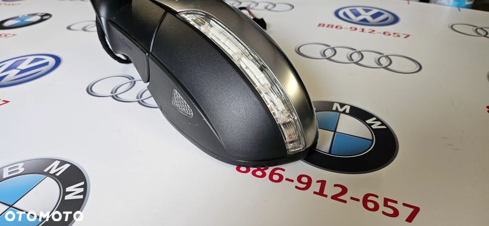 VW SCIROCCO 1K8 LIFT R-LINE Kompletne lusterko lewe Lusterko kierowcy 9 KABLI 9 PIN EUROPA - 9