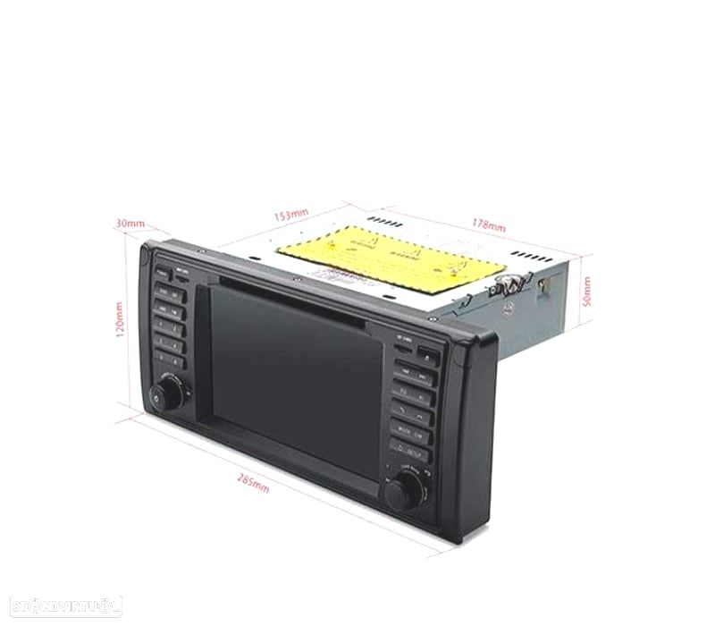 AUTO RÁDIO GPS 7" ANDROID 10.0 OCTA-CORE MULTIMEDIA DVD HDMI PARA BMW SERIE 5 SERIE 7 - 7