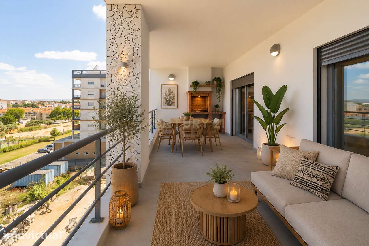T2 e T3 COM TERRAÇOS, CHURRASQUEIRA  E JARDIM EM CONDOMINIO PRIVADO - Grande imagem: 2/33