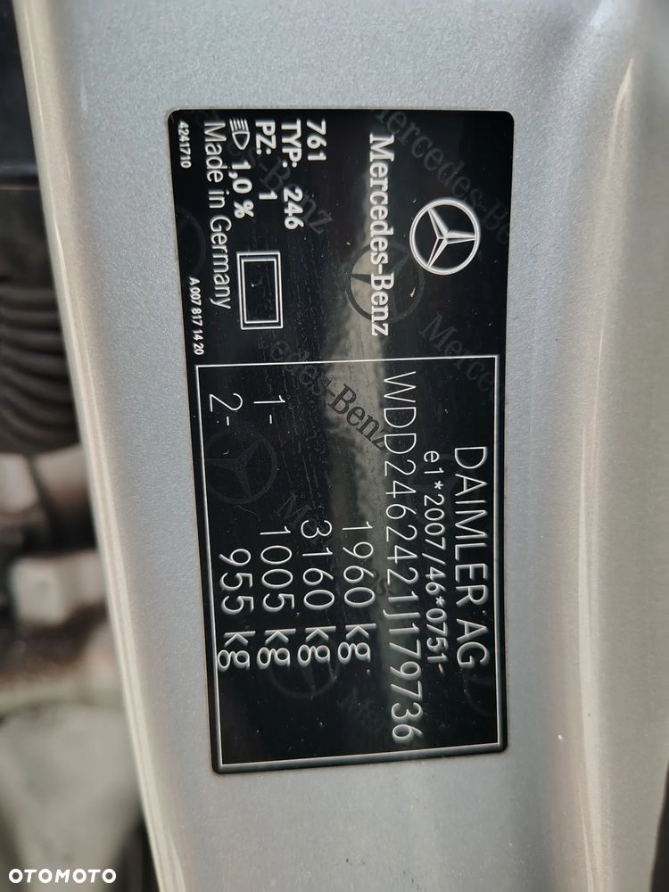 Mercedes-Benz Klasa B 180 BlueEFFICIENCY Edition Style - 21