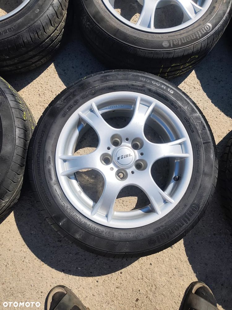 5x110 Felgi Aluminiowe Alufelgi 15 Koła Letnie Lato OPEL MERIVA I A CORSA C III COMBO 3 C 6,5mm Legnica ALU-RAD 185/60 - 5