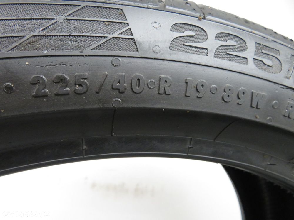 225/40R19 OPONA LETNIA CONTINENTAL CONTISPORTCONTACT 5 89W SSR RSC DOT: 0420. - 5