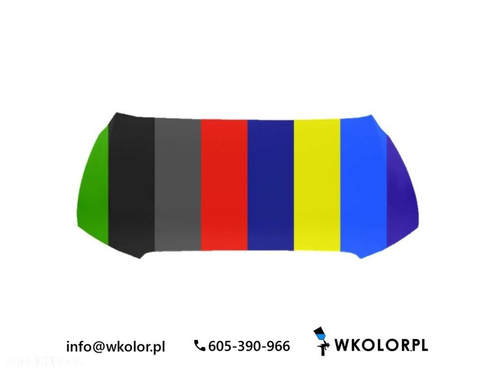 NOWA POKRYWA SILNIKA AUDI Q5 2008-2017 LAKIEROWANA W KOLOR - 1