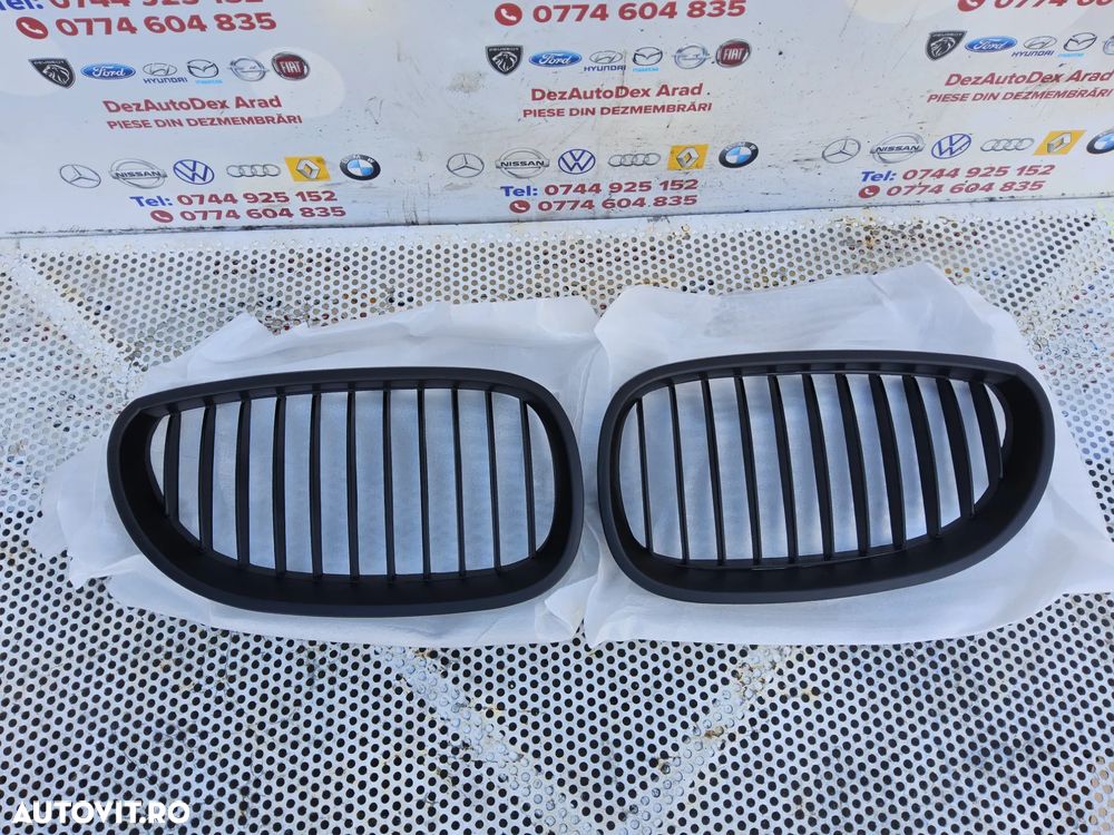 Grile capota BMW E60 an 2003-2009 grile nări capota negru mat BMW seria 5 e60 - 1