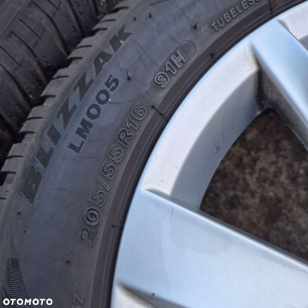 ZIMA KOŁA 205/55 R16 ORYGINAŁ VW GOLF CADDY PASSAT TOURAN BRIDGESTONE 2022r - 10