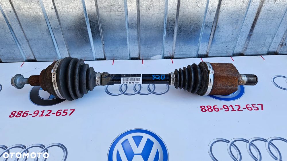 AUDI Q3 83A TIGUAN 5NA 2.0 TDI Półoś przód lewy Półoś lewa krótka Przegub 3Q0407271AH - 1