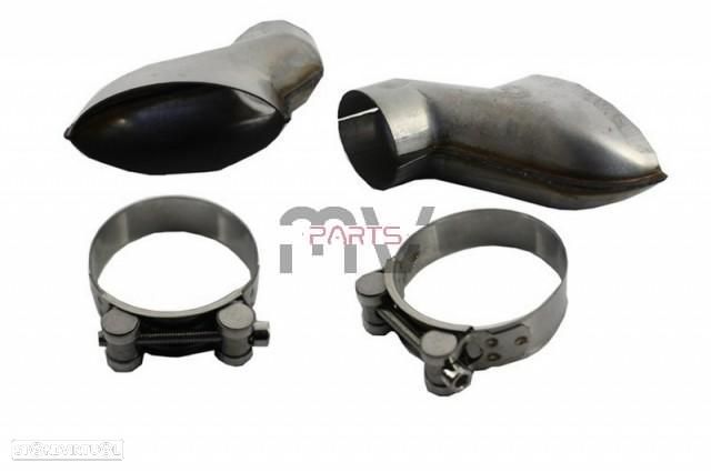 Difusor com Ponteiras Audi A6 4G (2010 a 2014) Look RS6 - 4