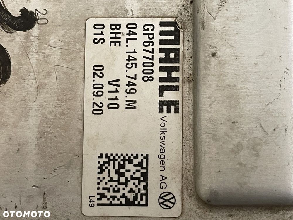 ORYGINALNA CHŁODNICA INTERCOOLER VW T6 T6.1  2.0 TDI CRAFTER II MAN TGE 04L145749M - 3