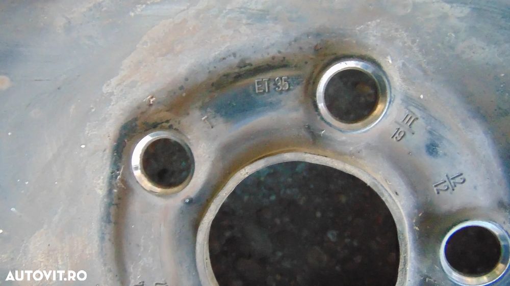 Jante tabla cu cauciucuri M/S Skoda rapid,Skoda Fabia 2,Skoda Roomster 5x100 dimensiune 175/70/14 - 8